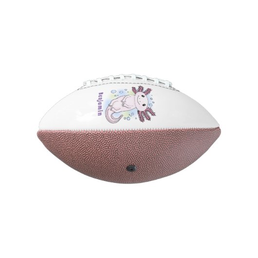 Belegend pink axolotl american football (Gedraaid 270)