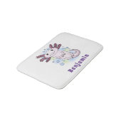 Belegend pink axolotl badmat (Gekanteld)