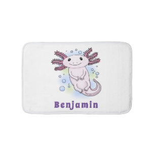 Belegend pink axolotl badmat