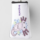 Belegend pink axolotl golfheadcover (Draai 90)