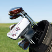 Belegend pink axolotl golfheadcover (Insitu)