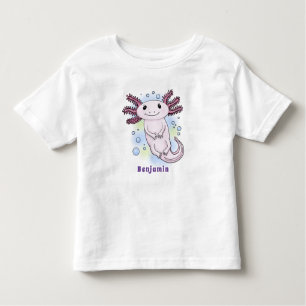 Belegend pink axolotl kinder shirts