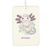 Belegend pink axolotl luchtverfrisser (Voorkant)