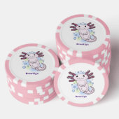 Belegend pink axolotl poker chips (Opstapeling)