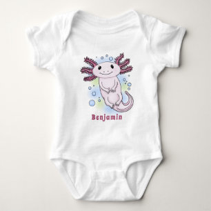 Belegend pink axolotl romper