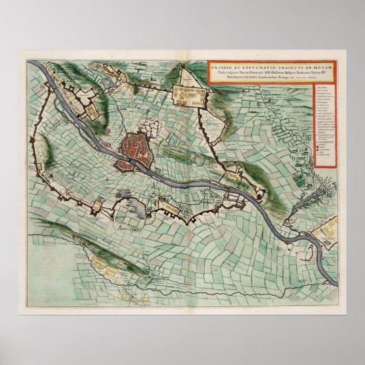 Belegering van Maastricht Poster (Voorkant)