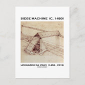 Belegeringsmachine (1480) Leonardo da Vinci Briefkaart (Voorkant)