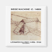 Belegeringsmachine (1480) Leonardo da Vinci Magneet (Voorkant)