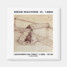 Belegeringsmachine (1480) Leonardo da Vinci Magneet