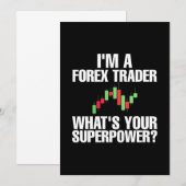 Belegger Ik Ben Een Forex Handelaar Kaart (Voorkant / Achterkant)