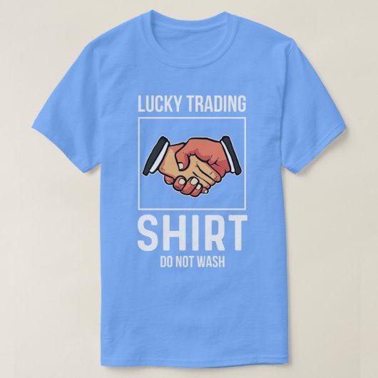 Belegger van de beurs van Lucky Trading Shirt (Design voorkant)