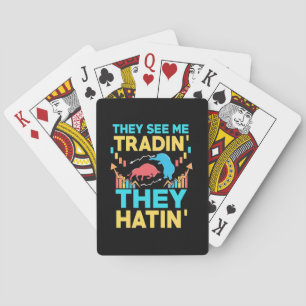 Belegger Ze Zien Me Handelen Pokerkaarten
