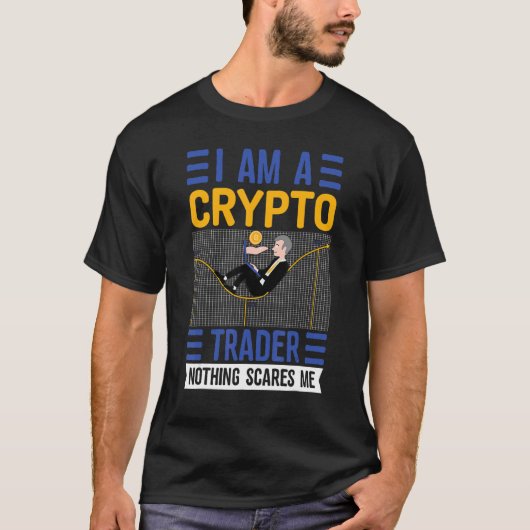 Belegging Cryptocurrency Millionaire Ik Ben Een Cr T-shirt (Voorkant)