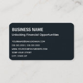 Beleggingsbank Visitekaartje (Achterkant)