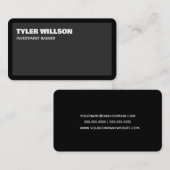 Beleggingsbank Visitekaartje (Voorkant / Achterkant)