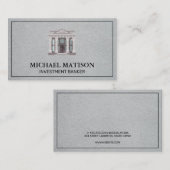 Beleggingsbankier | Bank | Financiële instelling Visitekaartje (Voorkant / Achterkant)