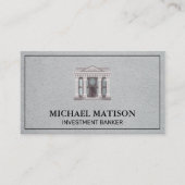 Beleggingsbankier | Bank | Financiële instelling Visitekaartje (Voorkant)