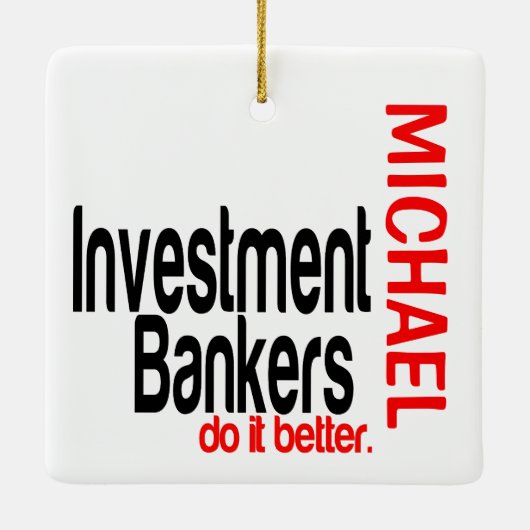 Beleggingsbankiers doen het beter keramisch ornament (Achterkant)