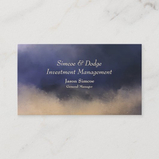 Beleggingsconsultant Visitekaartje (Voorkant)