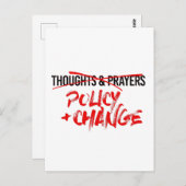 Beleid en Nu wijzigen Briefkaart (Voorkant / Achterkant)