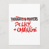 Beleid en Nu wijzigen Briefkaart (Voorkant)