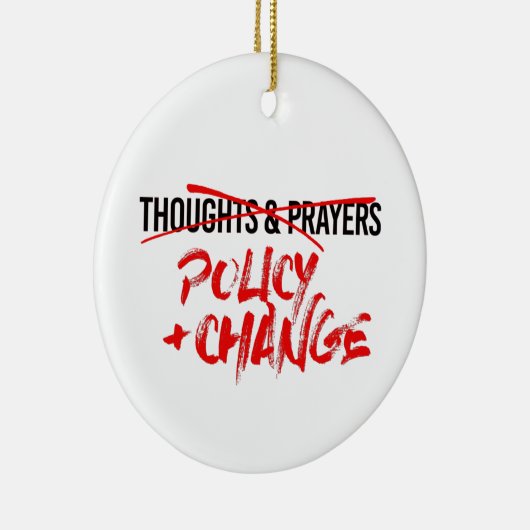 Beleid en Nu wijzigen Keramisch Ornament (Rechts)