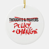 Beleid en Nu wijzigen Keramisch Ornament (Voorkant)