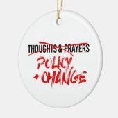 Beleid en Nu wijzigen Keramisch Ornament (Links)