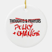 Beleid en Nu wijzigen Keramisch Ornament (Achterkant)