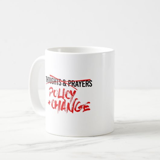 Beleid en Nu wijzigen Koffiemok (Voorkant links)