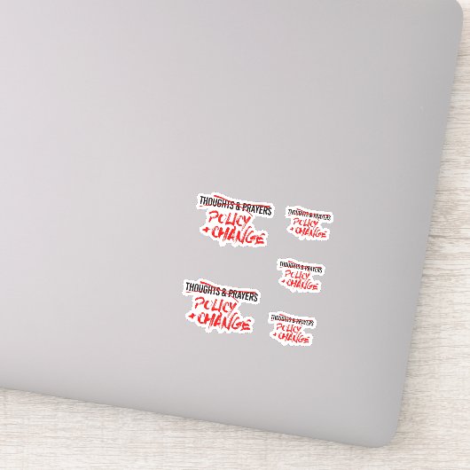 Beleid en Nu wijzigen Sticker (Detail)