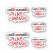 Beleid en Nu wijzigen Sticker (Voorkant)