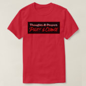 Beleid en Pistool wijzigen T-shirt (Design voorkant)
