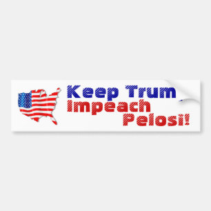 Beleid inzake de vlaggolven Houdt Trump de indruk  Bumpersticker