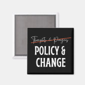 Beleid niet Pistool van gebeden Magneet (Voorkant / Achterkant)