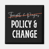 Beleid niet Pistool van gebeden Magneet (Voorkant)