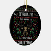 Beleid voor niet-gevaccineerde en klare praatjes m keramisch ornament (Rechts)