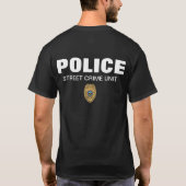 BELEIDSSTRAFEENHEID MET AFGEDRUKTE BADGE T-SHIRT (Achterkant)