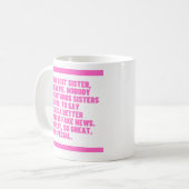Beleive Me Series - Beste Zuster Koffiemok (Voorkant links)