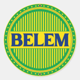 Belém City Pride – Braziliaanse identiteit Ronde Sticker