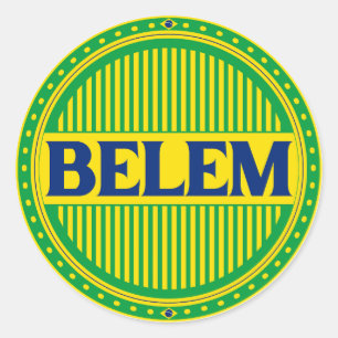 Belém City Pride – Braziliaanse identiteit Ronde Sticker