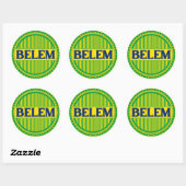Belém City Pride – Braziliaanse identiteit Ronde Sticker (Vel)