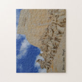 Belem-Lissabon-Portugal - het Monument van de Uitv Legpuzzel (Verticaal)