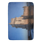 Belem-toren op zonsondergang in Lissabon, Portugal Badmat (Voorkant Verticaal)