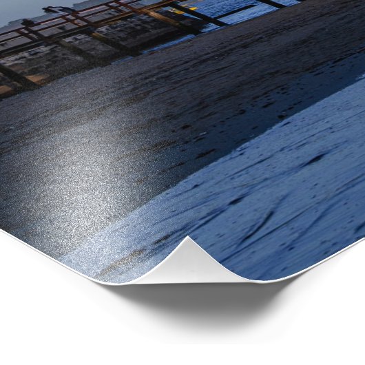 Belem-toren op zonsondergang in Lissabon, Portugal Foto Afdruk (Hoek)