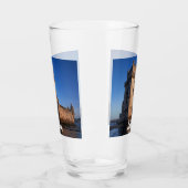 Belem-toren op zonsondergang in Lissabon, Portugal Glas (Links)