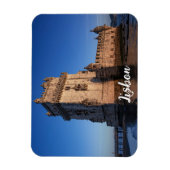 Belem-toren op zonsondergang in Lissabon, Portugal Magneet (Verticaal)
