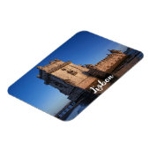 Belem-toren op zonsondergang in Lissabon, Portugal Magneet (Linkerzijde)