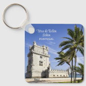 Belém Tower foto, Lissabon, Portugal Sleutelhanger (Voorkant)