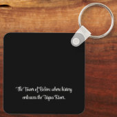 Belém Tower foto, Lissabon, Portugal Sleutelhanger (Achterkant)